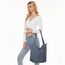 KALIDI Cord Tasche Damen Umhängetasche mit Reißverschluss Wasserdicht Tote Bag mit Taschenfach Groß Shopper Tasche Handtasche Schultertaschen für Arbeit Büro Reisen Einkaufen Schule
