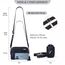 Roulens Damen Handy Umhängetasche,Veganem Leder Crossbody Schultertasche,Breiter Riemen Abendtasche mit drei Reißverschlussfächern Handtaschemit mit Kartenschlitz Verstellbar Abnehmbar Schultergurt