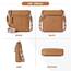 Roulens Mittel Damen Umhängetaschen, Leicht Damen Schultertasche aus Veganes Leder, Crossbody Bags für Frauen mit Verstellbar Abnehmbar Breiter Gurt