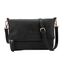 Gladdon Umhängetasche Damen Klein Handtasche,Crossbody Tasche Schultertasche Elegant Clutch Messenger PU-Leder Taschen Für Täglich Arbeit Einkaufen(Schwarz)