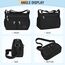 TEUEN Crossbody Bag Damen Große Kapazität Wasserdicht Nylon Umhängetasche Damen Mittelgroß, Casual Handtasche & Leichte Schultertasche Gross Messenger Bag mit Vielen Fächern