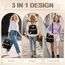 Leathario Rucksakck Damen klein,Diebstahlsicher Cityrucksack,Wasserdichtere Rucksackhandtasche,Eleganter Tagesrucksack für Büro,Pendeln,Arbeit,Backpack Women für Reisen,Einkaufen,Schwarz