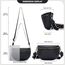 Roulens Kleine Damen Umhängetaschen,Elegant Bauchtasche Damen,Umhängetasche aus Veganes Leder,Crossbody Bag Damen,RFID Blockierung Kartenschlitz Brusttasche mit Verstellbar Abnehmbar Breiter Gurt
