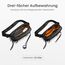 tomtoc 1,5 Liter Sling Bag mit RFID Schutz, Anti Diebstahl Bauchtasche Umhängetasche Schultertasche Crossbody Bag für Herren Damen, Spritzwassergeschützt Leicht Brusttasche für Alltag Reise, Schwarz