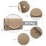 Miss Lulu Damen Umschlag Clutch Elegant Abendtasche Brauttasche Umschlag Clutch Tasche Handtasche mit Kette für Hochzeit Party Prom Khaki