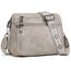 MUIIKOLA umhängetasche damen，umhängetasche mittelgroß tasche umhängetasche,damen leder，Weich Breiter Gurt
