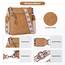 Roulens Mittel Damen Umhängetaschen, Leicht Damen Schultertasche aus Veganes Leder, Crossbody Bags für Frauen mit Verstellbar Abnehmbar Breiter Gurt
