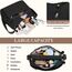VOBUKE Umhängetasche Damen Mittelgroß Wasserdicht Nylon Crossbody Bag mit Vielen Fächern Leichte Schultertasche Verstellbarer Breitem Freizeit Kleine Messenger Bag für Einkaufen, Reisen