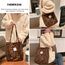 Bikasun Groß Umhängetasche Damen Cord Schultertasche Strandtasche Cord Tasche Crossbody Tasche Shopper Tote Bag Einkaufstasche Handtasche Shopper für Arbeit Einkaufen Schule Leopardenmuster