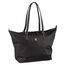 Tommy Hilfiger Damen Tote Bag Tasche Poppy mit Reißverschluss, Schwarz (Black), Einheitsgröße