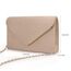 BBjinronjy Clutch Für Hochzeit Kettentasche,handtaschen damen klein,elegant Samt Umschlag Crossbody Klassisch Clutch Tasche Abendtasche Hochzeit (Beige)
