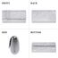 OSDUE Kettentasche, Clutch Damen, Glitzer Abendtasche, Elegante Envelope Tasche Kettentasche Schultertaschen für Hochzeit Party Freizeit Date(Silber)