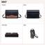 Roulens Klein Handy Umhängetasche,Damen Kleine Umhängetasche, Veganes Leder Crossbody Schultertasche Reisepass Handytasche mit Kartenschlitz Verstellbar Abnehmbar Schultergurt