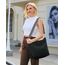 Prite Shopper Tasche Damen Groß Cord Tasche Tote Bag mit Verstellbarem Schultergurt für College Schule Arbeit Reisen Einkaufen（Schwarz 01）