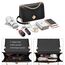 Travistar Kleine Umhängetasche Damen – Handtasche Damen Klein aus Kunstleder, Kette Schulterriemen Tasche Crossbody Bag mit Reißverschluss, Schultertasche für Alltag, Reisen & Geschenk (Schwarz)