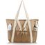 HOMESPON Strandtasche Damen mit Reißverschluss Große Wasserdicht Mesh Badetasche Familie Faltbar Beach Tote Bag Shopper