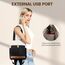 LOVEVOOK Rucksack Damen Klein, 13,3 Zoll Kleiner Rucksäcke Damen Cityrucksack Mini Rucksacktasche Elegant Handtasche Schultertasche, Wasserdicht Laptop Tagesrucksack, Beige Schwarz Braun