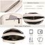 TIAASTAP Damen Umhängetasche Klein Leder Handtasche Crossbody Bag Crossbag Schultertasche Damen Tasche Moderne Taschen mit breitem Schultergurt und 3 Fächern