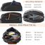 TANTOMI Umhängetasche Damen, Klein Crossbody Bag Damen Handytasche zum Umhängen, Moderne Handtasche Taschen mit Breitem Schultergurt, Tasche Damen Tägliches Arbeiten, Einkaufen, Reisen