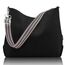 Prite Shopper Tasche Damen Groß Cord Tasche Tote Bag mit Verstellbarem Schultergurt für College Schule Arbeit Reisen Einkaufen（Schwarz 01）