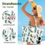 Strandtasche XXL Familie Große Badetasche Damen Beach Bag mit Reißverschluss Shopper, Leicht Faltbare Grosse Schwimmbadtasche, Urlaub Must Have Einkaufstaschen für Reisen Einkaufen Picknick Alltag