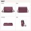 Roulens Klein Handy Umhängetasche,Damen Kleine Umhängetasche, Veganes Leder Crossbody Schultertasche Reisepass Handytasche mit Kartenschlitz Verstellbar Abnehmbar Schultergurt