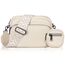 GASSDA Crossbody Bag Damen Kleine Umhängetasche Damen Breiter Gurt PU Leder Handtasche mit Abnehmbarem Schultergurt