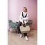 reisenthel loopshopper L frame cord sand – Stabile Tasche mit praktischen Fächern aus recycelten PET-Flaschen – Charmantes und wasserabweisendes Design