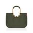 reisenthel loopshopper L forest gold – Stabile Tasche mit praktischen Fächern aus recycelten PET-Flaschen – Charmantes und wasserabweisendes Design