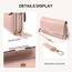 Roulens Klein Handy Umhängetasche,Damen Kleine Umhängetasche, Veganes Leder Crossbody Schultertasche Reisepass Handytasche mit Kartenschlitz Verstellbar Abnehmbar Schultergurt
