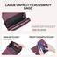 Roulens Klein Handy Umhängetasche,Damen Kleine Umhängetasche, Veganes Leder Crossbody Schultertasche Reisepass Handytasche mit Kartenschlitz Verstellbar Abnehmbar Schultergurt