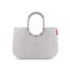 reisenthel loopshopper L cord grey – Stabile Tasche mit praktischen Fächern aus recycelten PET-Flaschen – Charmantes und wasserabweisendes Design
