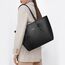 Jocose Moose Damen Handtasche Schultertasche, Vintage Leder Tasche Shopper Groß für BüRo Schule Einkauf, Geschenk mit Einer Damen Geldbörse