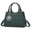 IGOLUMON Handtasche Damen Mittelgroß Tasche Leder Henkeltasche Damen-Henkeltaschen Tote Bag Handtaschen Taschen Schultertaschen Umhängetasche Schultertasche Damenhandtaschen Dunkelgrün