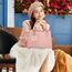 IGOLUMON Handtasche Damen Mittelgroß Tasche Leder Henkeltasche Damen-Henkeltaschen Tote Bag Handtaschen Taschen Schultertaschen Umhängetasche Schultertasche Damenhandtaschen Rosa