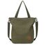 JANSBEN Damen Canvas Handtasche Schultertasche Casual Multifunktionale Umhängetaschen Groß für Arbeit Schule Shopper Lässige täglich (grün)