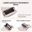 Roulens Klein Handy Umhängetasche,Damen Kleine Umhängetasche, Veganes Leder Crossbody Schultertasche Reisepass Handytasche mit Kartenschlitz Verstellbar Abnehmbar Schultergurt