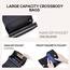 Roulens Klein Handy Umhängetasche,Damen Kleine Umhängetasche, Veganes Leder Crossbody Schultertasche Reisepass Handytasche mit Kartenschlitz Verstellbar Abnehmbar Schultergurt