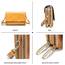 Roulens Klein Handy Umhängetasche,Damen Kleine Umhängetasche, Veganes Leder Crossbody Schultertasche Reisepass Handytasche mit Kartenschlitz Verstellbar Abnehmbar Schultergurt