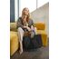 reisenthel loopshopper L frame glossy dots black – Stabile Tasche mit praktischen Fächern aus recycelten PET-Flaschen – Charmantes und wasserabweisendes Design