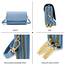 Roulens Klein Handy Umhängetasche,Damen Kleine Umhängetasche, Veganes Leder Crossbody Schultertasche Reisepass Handytasche mit Kartenschlitz Verstellbar Abnehmbar Schultergurt