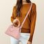 IGOLUMON Handtasche Damen Mittelgroß Tasche Leder Henkeltasche Damen-Henkeltaschen Tote Bag Handtaschen Taschen Schultertaschen Umhängetasche Schultertasche Damenhandtaschen Rosa