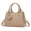 IGOLUMON Handtasche Damen Mittelgroß Tasche Leder Henkeltasche Damen-Henkeltaschen Tote Bag Handtaschen Taschen Schultertaschen Umhängetasche Schultertasche Damenhandtaschen Khaki