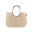 reisenthel loopshopper L frame cord sand – Stabile Tasche mit praktischen Fächern aus recycelten PET-Flaschen – Charmantes und wasserabweisendes Design