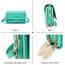 Roulens Klein Handy Umhängetasche,Damen Kleine Umhängetasche, Veganes Leder Crossbody Schultertasche Reisepass Handytasche mit Kartenschlitz Verstellbar Abnehmbar Schultergurt