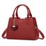 IGOLUMON Handtasche Damen Mittelgroß Tasche Leder Henkeltasche Damen-Henkeltaschen Tote Bag Handtaschen Taschen Schultertaschen Umhängetasche Schultertasche Damenhandtaschen Rot