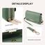 Roulens Klein Handy Umhängetasche,Damen Kleine Umhängetasche, Veganes Leder Crossbody Schultertasche Reisepass Handytasche mit Kartenschlitz Verstellbar Abnehmbar Schultergurt