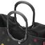 reisenthel loopshopper L in Dots, schwarzer Rahmen – Stabile Tasche mit praktischen Fächern aus recycelten PET-Flaschen – Charmantes und wasserabweisendes Design