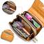 Roulens Klein Handy Umhängetasche,Damen Kleine Umhängetasche, Veganes Leder Crossbody Schultertasche Reisepass Handytasche mit Kartenschlitz Verstellbar Abnehmbar Schultergurt
