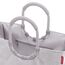 reisenthel loopshopper L cord grey – Stabile Tasche mit praktischen Fächern aus recycelten PET-Flaschen – Charmantes und wasserabweisendes Design